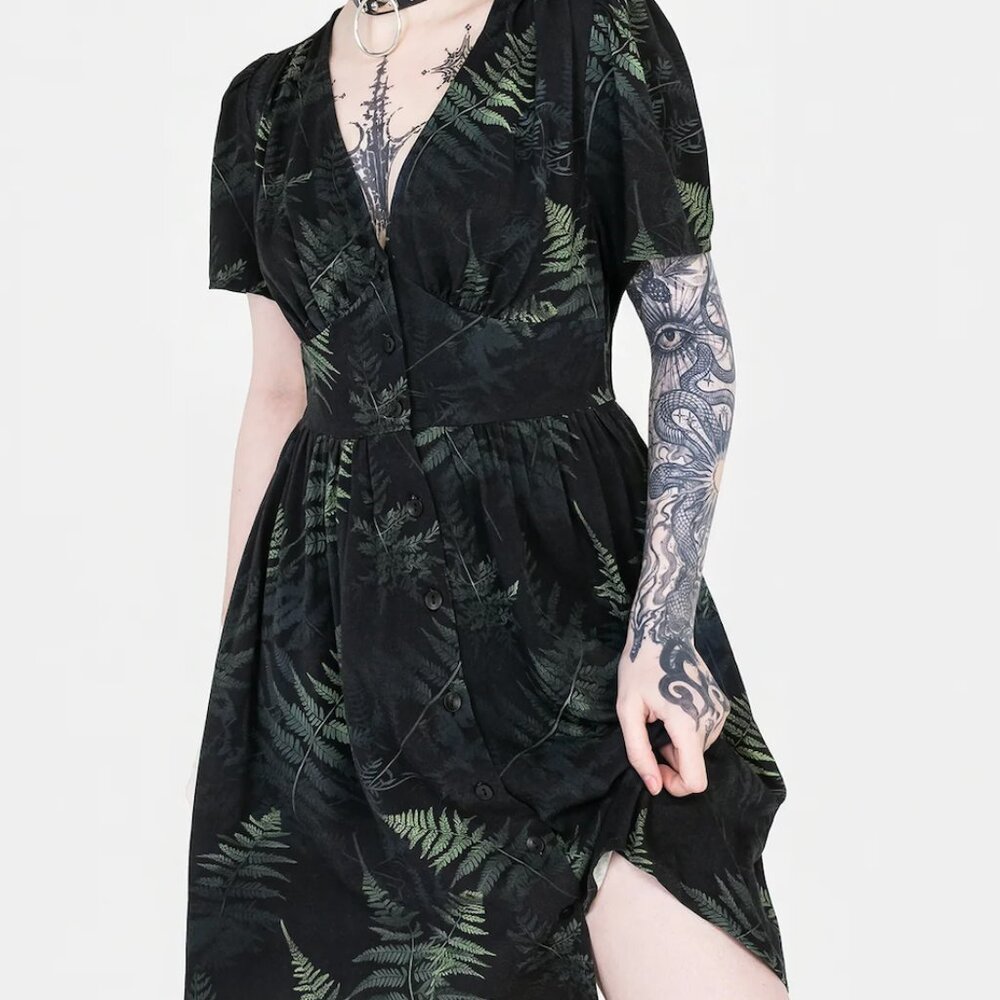 NWT Disturbia Button Up Corset Mini Dress Size US 4